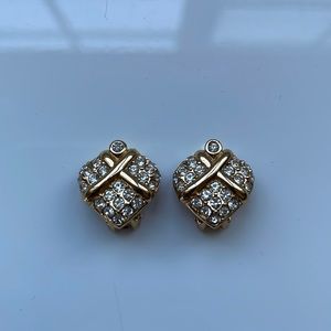 Christian Dior 90’s Pave earrings